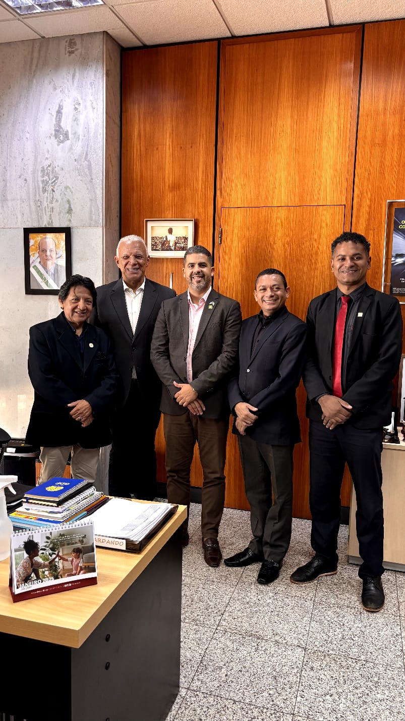 Leonardo Melo com o Secretário Geral de Governo do Distrito Federal